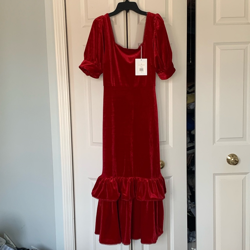 Rachel Parcell Red Dress NWT